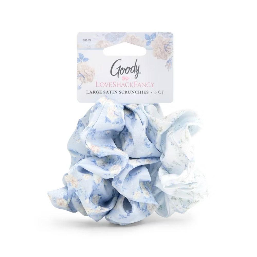 Goody Wet Brush x LoveShackFancy Large Satin Scrunchies